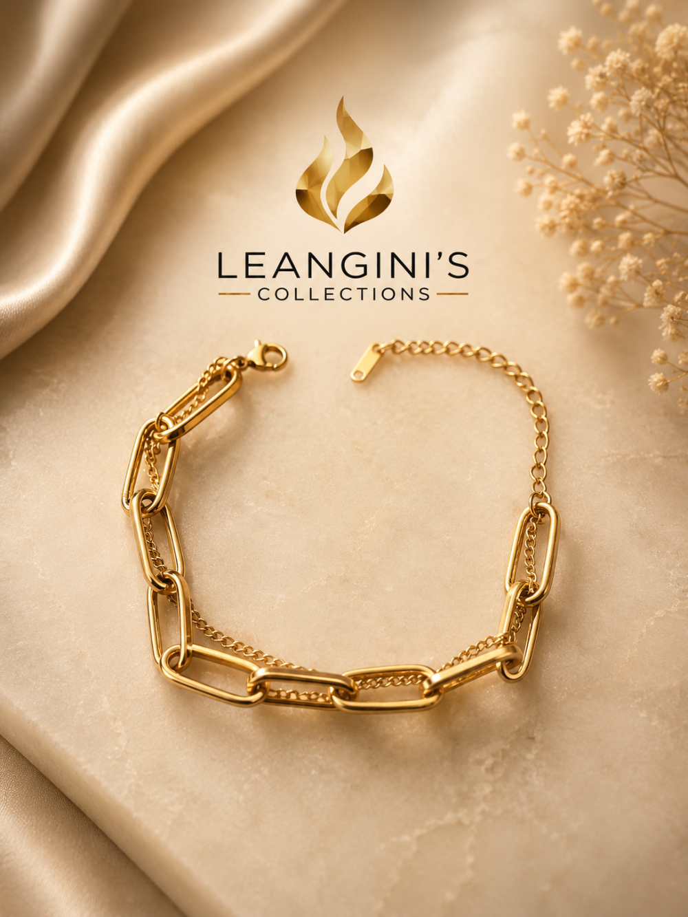Pulsera Eslabón Dorado